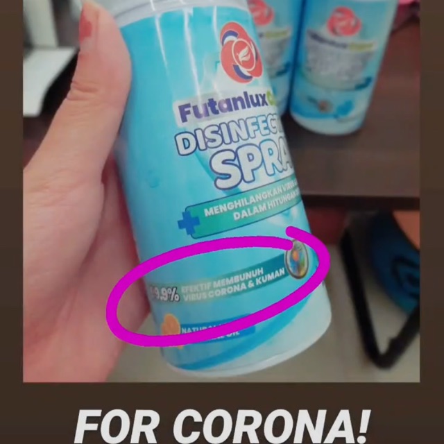 Disinfectant spray