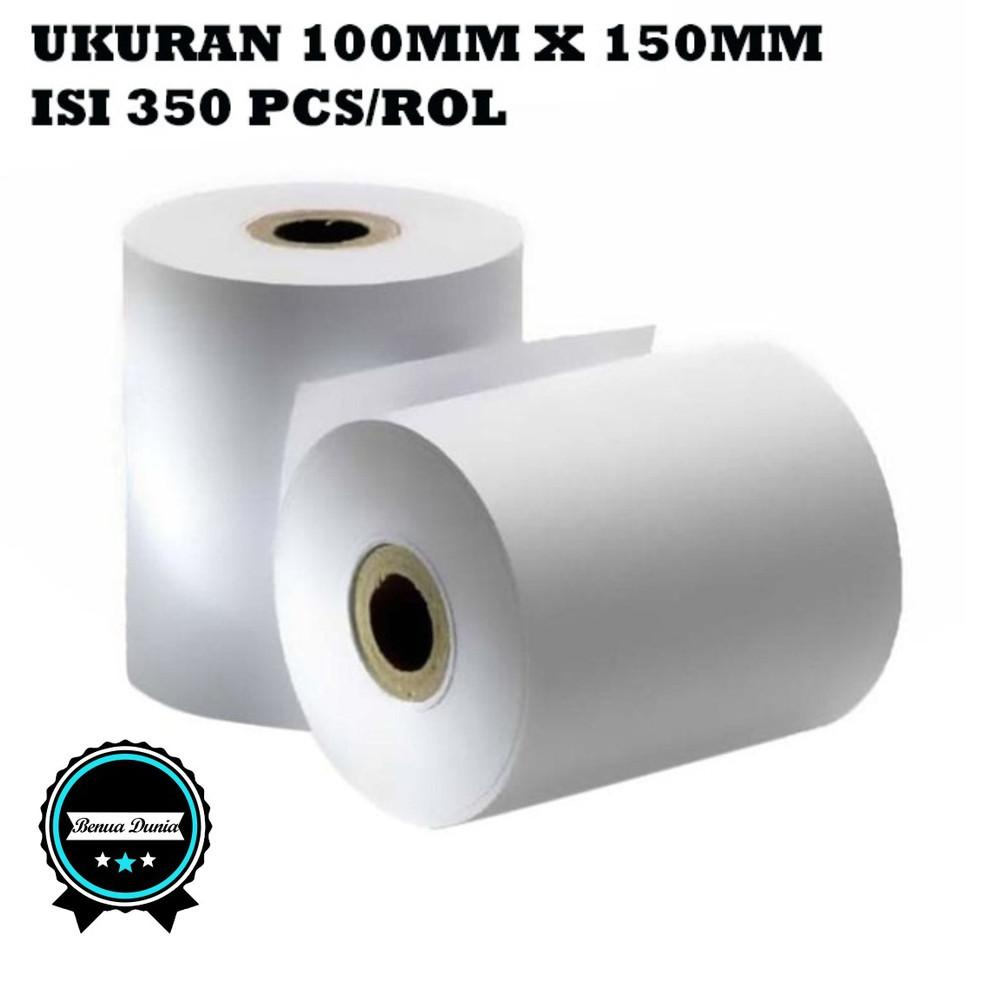 

[KODE 4] Kertas resi Label Sticker Direct Thermal A6 10x15cm 100x150mm Barcode Stiker Termal jnt jne BD567