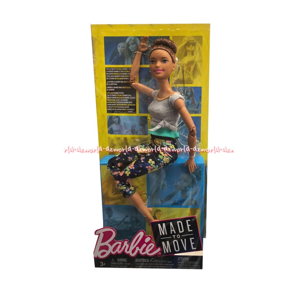 Barbie Made To Move The Ultimate Posable Barbie Doll Original Kaki &amp; Tangan Bisa ditekuk Di Lipat