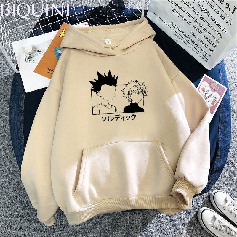 Sweater HUNTER x HUNTER Oblong / Hoodie KILLUA &amp; GON SHADOW Jumper