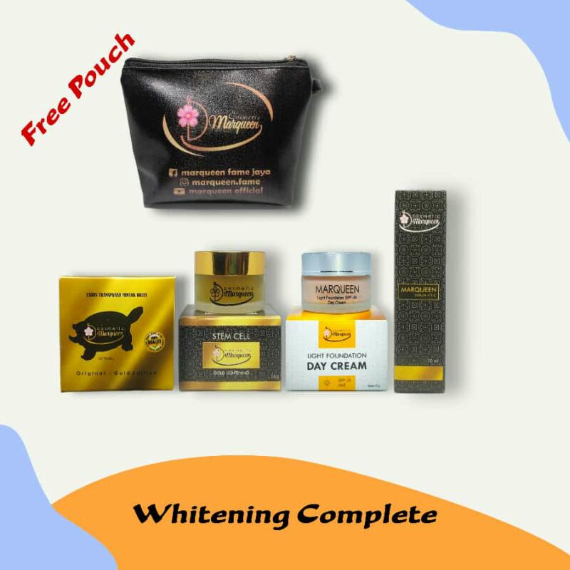 -cnt- Paket Whitening Complete Marqueen skincare /paket komplit Marqueen/ FREE POUCH & GIFT /HADIAH
