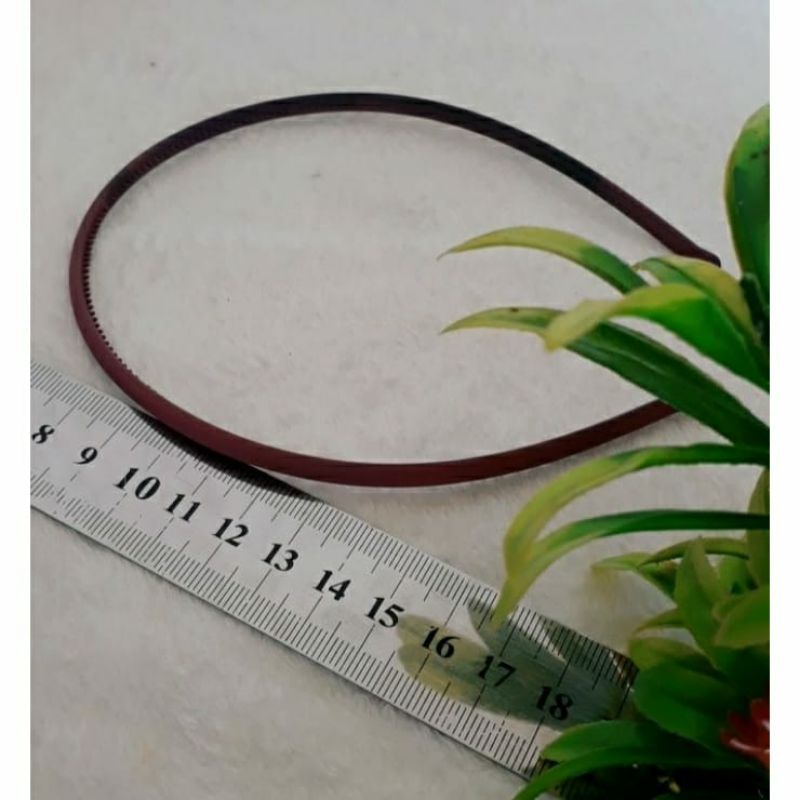 Bando Lidi Doff BANDO DOFF POLOS 0.5CM Bando Lidi Korea Bando Tipis