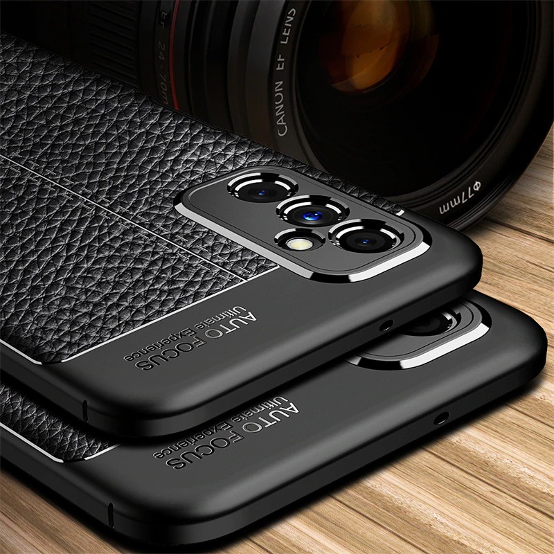 Case Samsung Galaxy M52 5G 2021 Softcase Lychee Leather Case Original