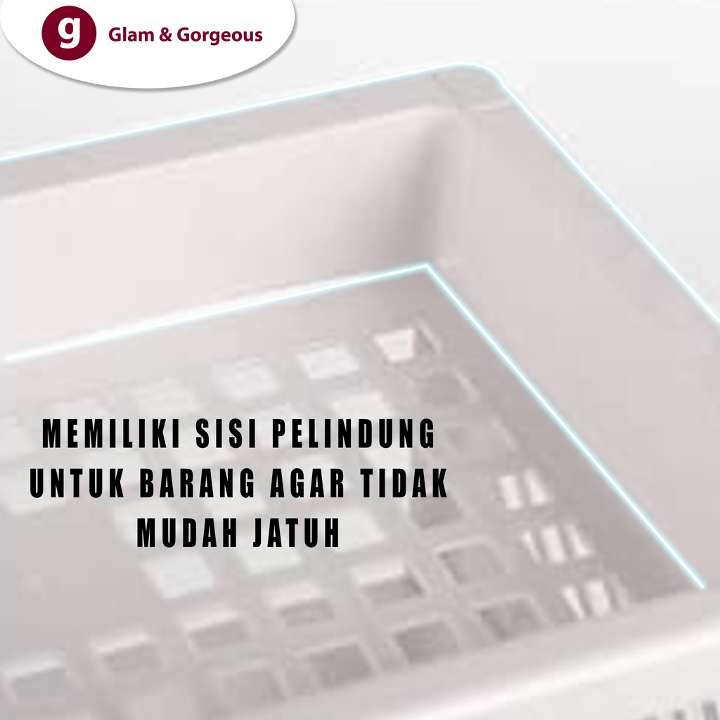 Rak Plastik Mini Serbaguna 3 Susun RT010