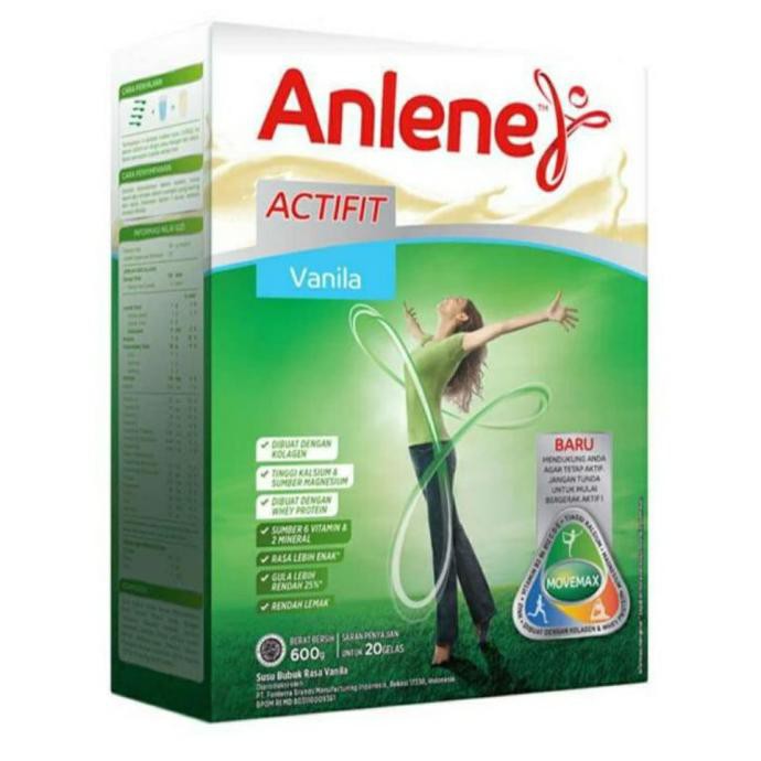

[[BISA COD]] Anlene Actifit vanila 600 gr LIMITED EDITION Kode 1395