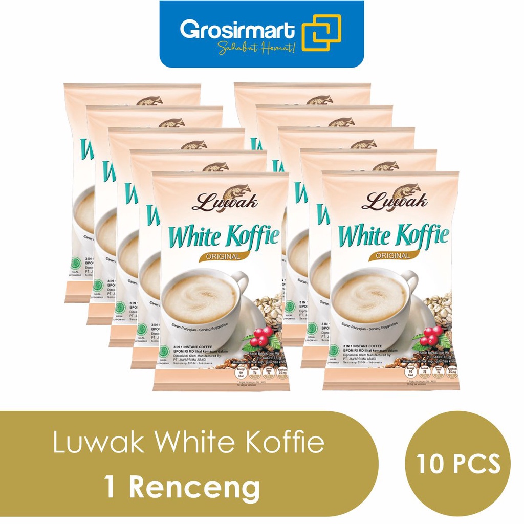 

luwak white coffee | 1 renteng (10 pcs)