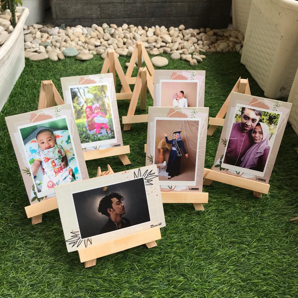MINI EASEL | STAND KAYU | PENYANGGA FOTO