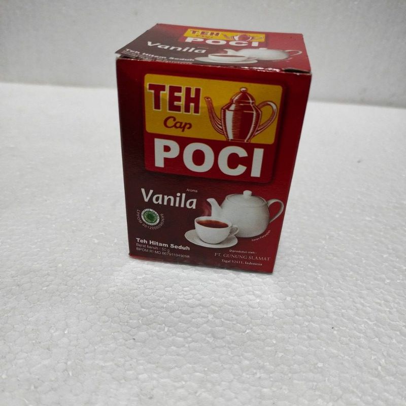 

Teh Cap Poci Aroma Vanila ( Teh Hitam Seduh) 50 gram