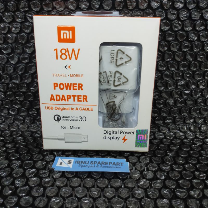 Charger Fast Charging 18W Casan XIAOMI Micro USB ORIGINAL