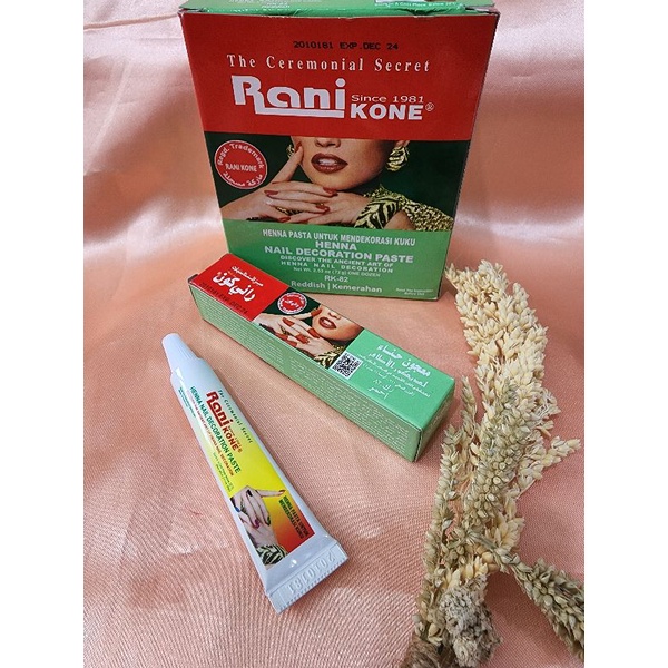 [ SATUAN ] HENNA RANI KONE DECORATION PASTE / KUTECK HENNA KUKU