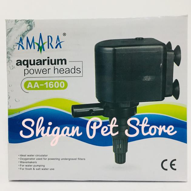 Aksesoris Hewan Amara Aa 1600 Aquarium Power Heads Pompa Celup Amara Aa 1600