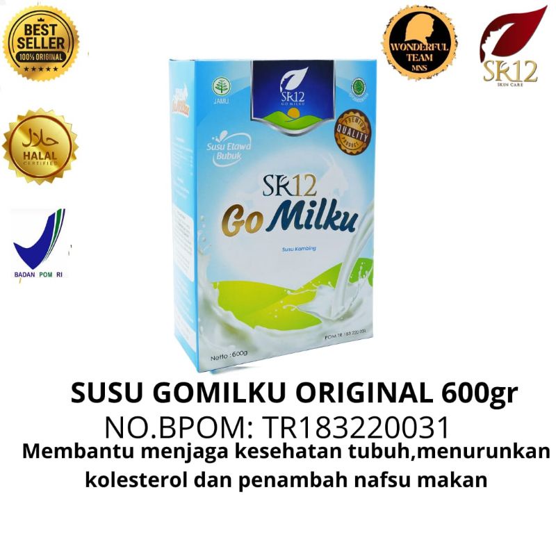 

GO MILKU SR12 HALAL SUSU KAMBING ETAWA PREMIUM MENINGKATKAN KESEHATAN 600G