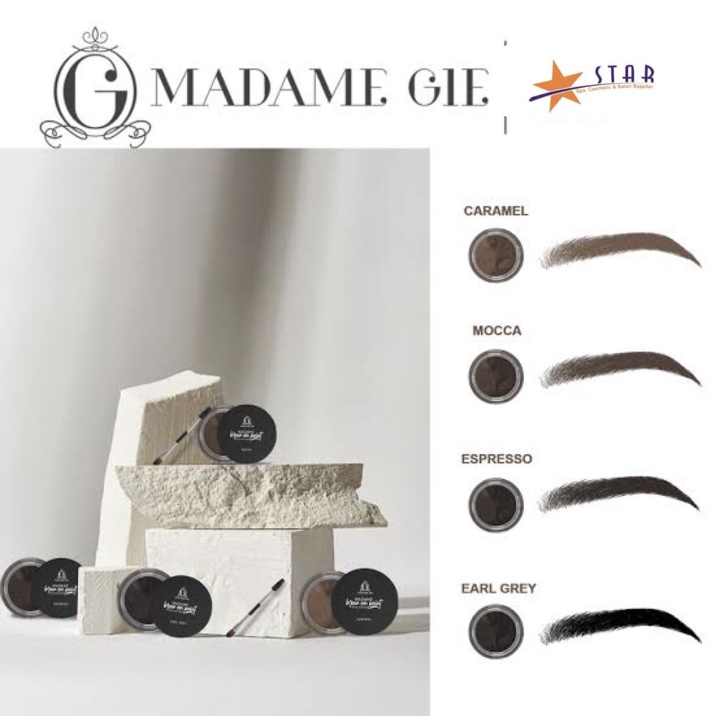 ✨STAR✨ Madame Gie Brow On Point - Eyebrow Pomade Cream Pensil Alis | Eye Brow