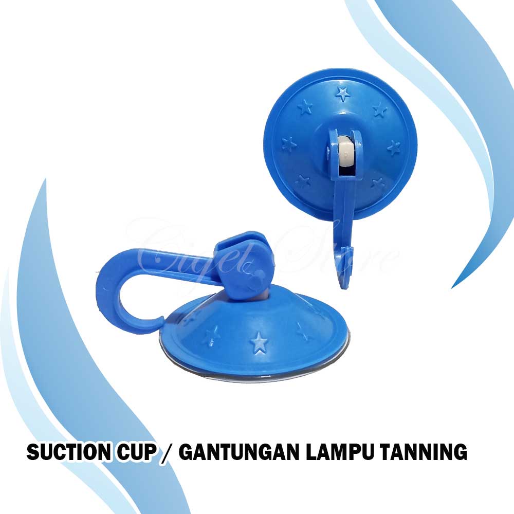 SUCTION CUP HOOK / DOP KACA / GANTUNGAN LAMPU TANNING