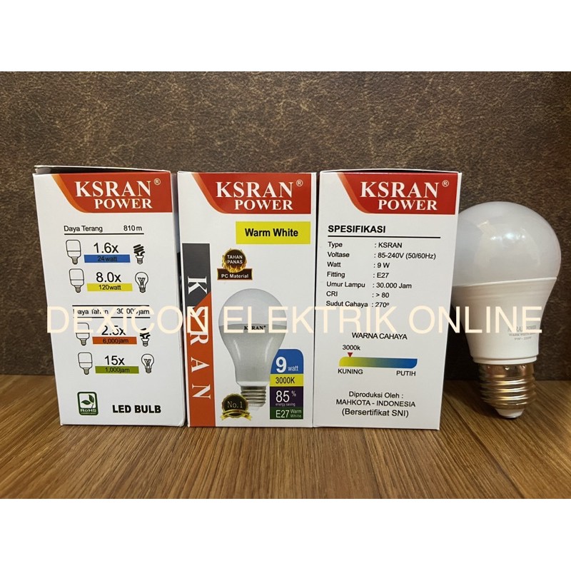 bohlam/led Power Bulb WARM WHITE/lampu led warna warm white/bohlam led terang/grosir lampu led murah