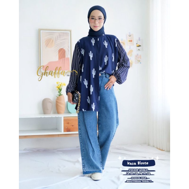 Blouse Motif Kaza blouse by ghaffa the label