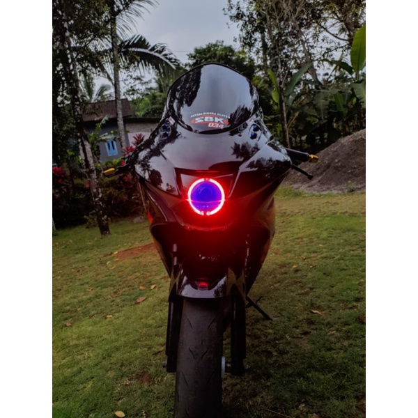 Breket Braket Proji Suzuki GSX R 150 biled UPS Exploler &amp; vahid E4, E7,E9, E10 Lensa 3inch