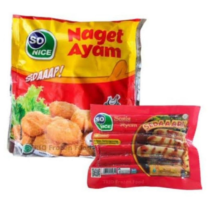 

So Nice Nugget dan Sosis / Promo Paket Nugget dan Sosis / Nugget Ayam / Sosis Ayam /