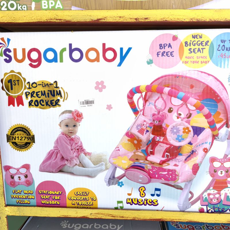 Sugar Baby Bouncer Manual Murah Meriah Original