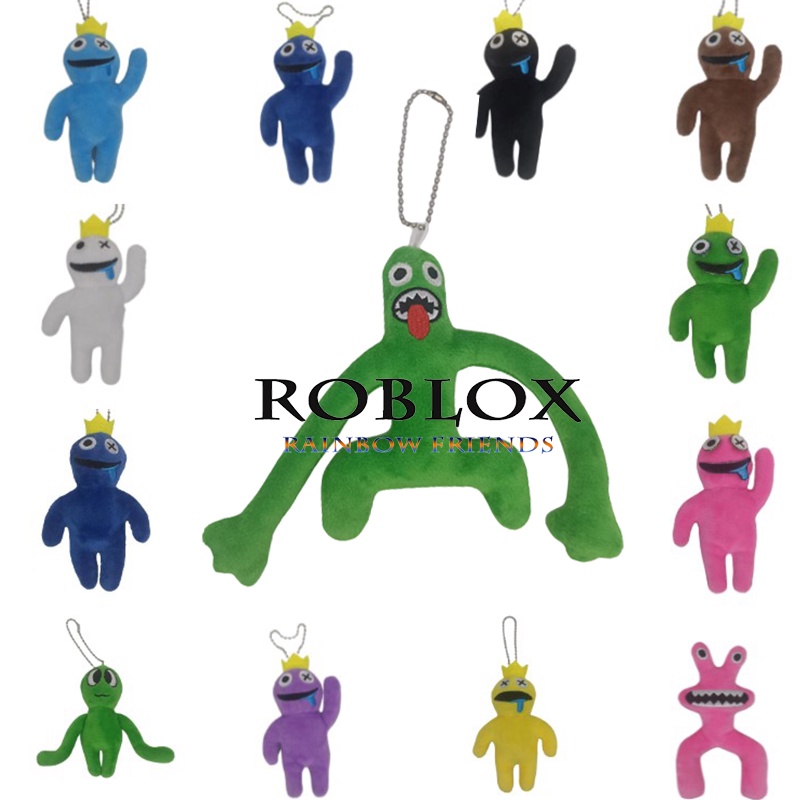 Roblox Rainbow Friends Plush Toy Pendant Keychain Stuffed Doll Kids Gifts Xmas