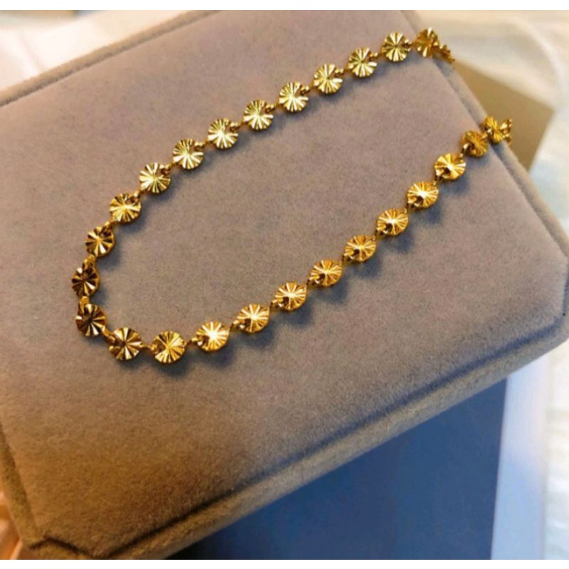 Gelang Wanita Gold Model Terkini Simple