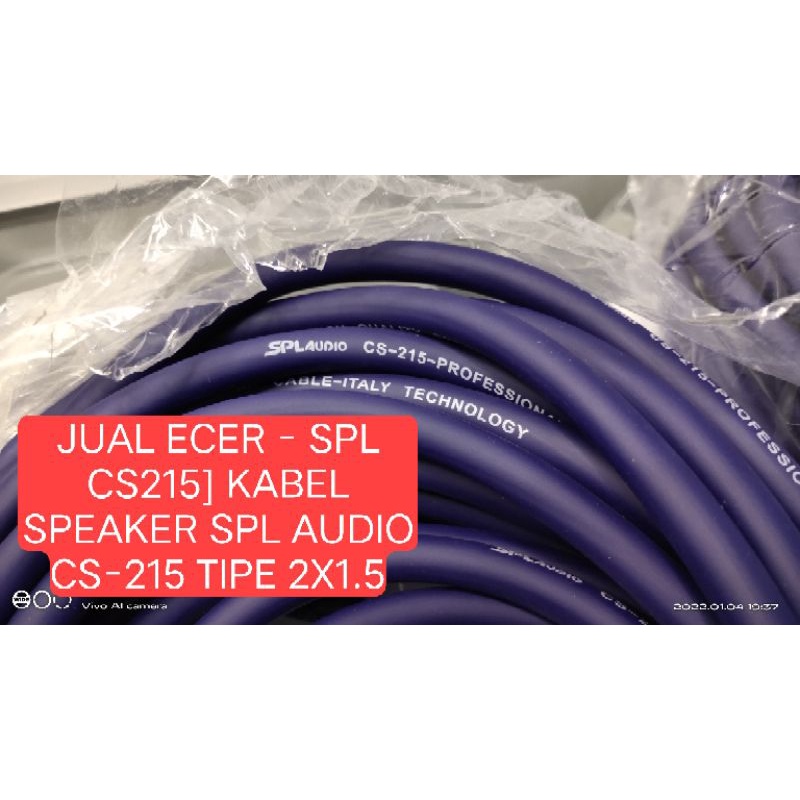 JUAL ECER - SPL CS215] KABEL SPEAKER SPL AUDIO CS-215 TIPE 2X1.5