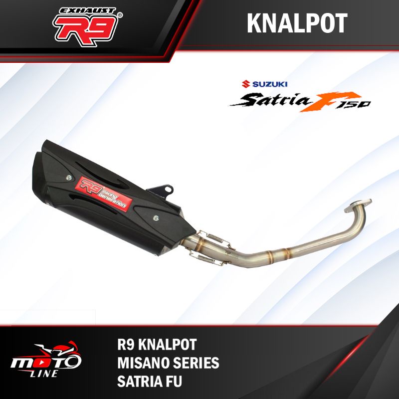 Knalpot R9 Misano Satria Fu