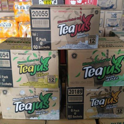 

Teajus Madu | Apel | Gula batu | Lemon Isi 6 Pack / Karton