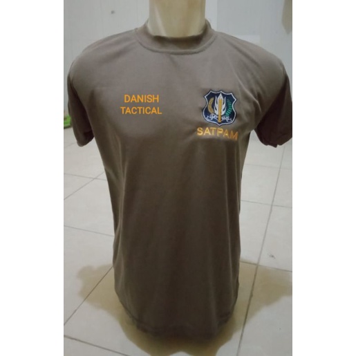 KAOS PENDEK SATPAM TERBARU BORDIR