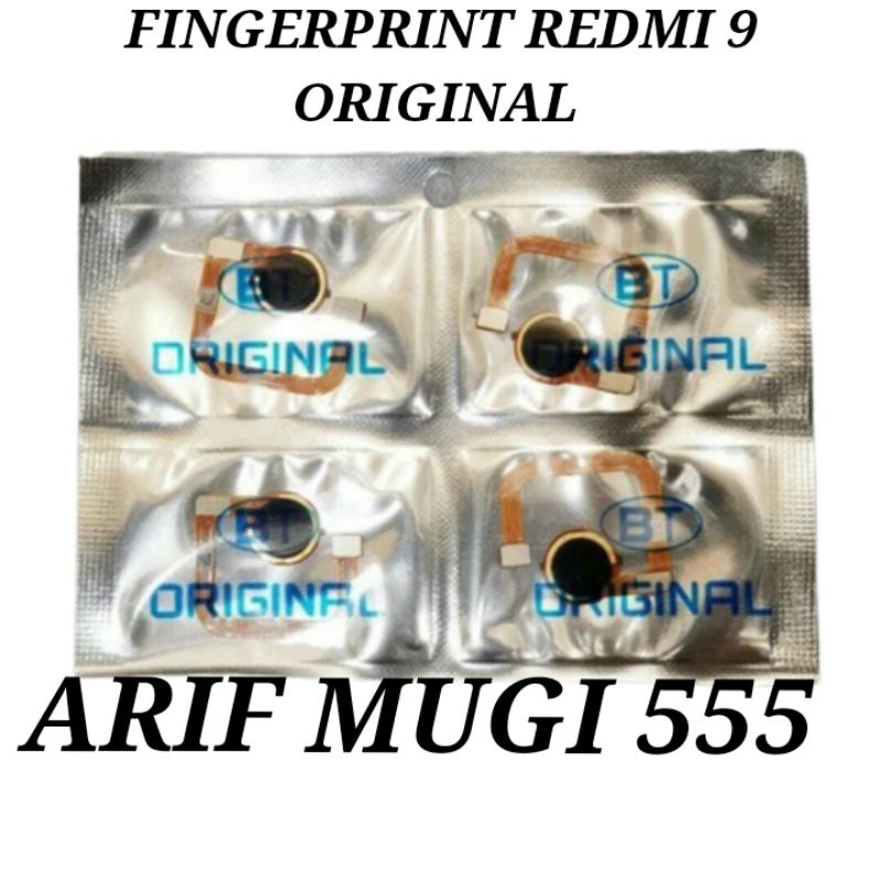 Fingerprint Sidik Jari Tombol Home Xiaomi Redmi 9 Original