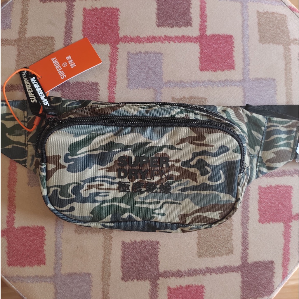 Superdry Waist Bag Green Camo Original