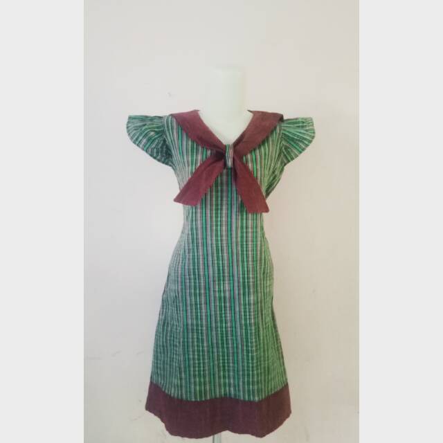 Dress Tenun  Lurik Preloved