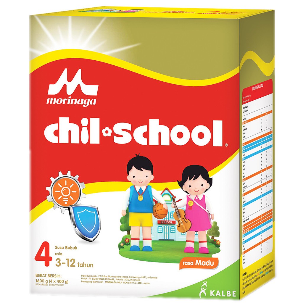 Chil School Gold Madu 400 Gr - Susu Pertumbuhan Anak