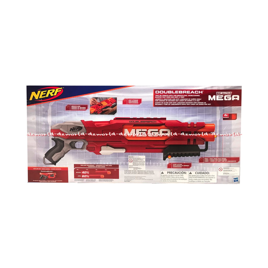 Nerf Doublebreach Mega Pistol Mainan Hasbro dapat meningkatkan fokus anak