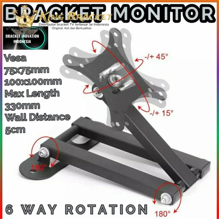 BRACKET/BRAKET/BREKET MONITOR/TV 14 15 17 19 20 22 24 27&quot; MAX 30&quot;