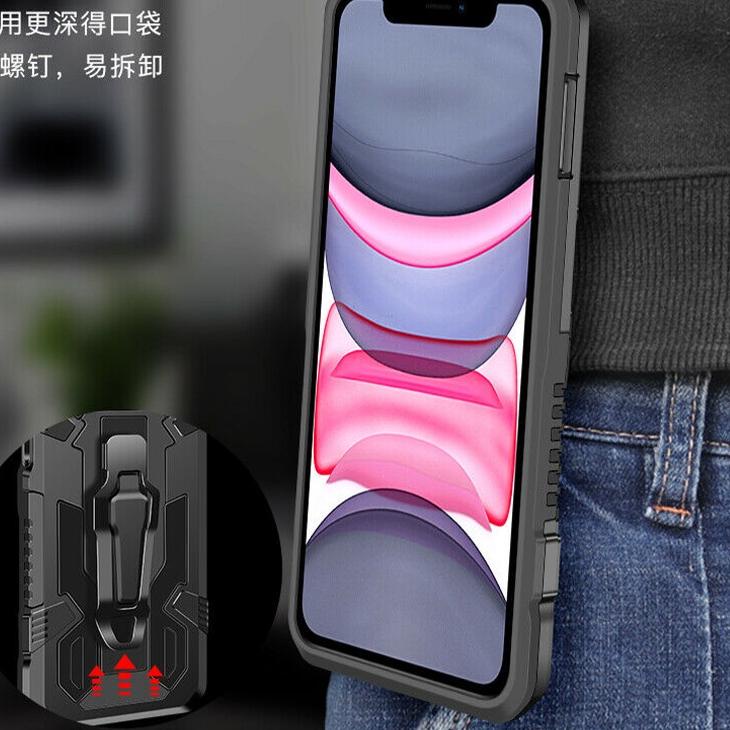 Terbaru!  ACC HP Casing Infinix 11S NFC Case i-Crystal SoftCase Armor Shockproof Kickstand Berqualit