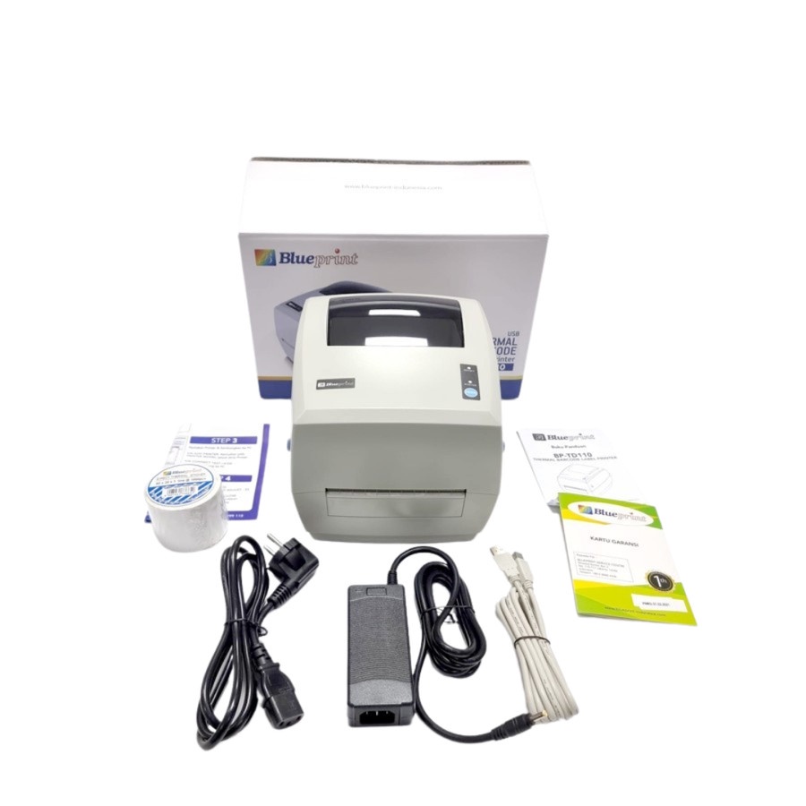 Printer Thermal Barcode Resi Bluetooth BLUEPRINT BP TD110BT Resmi