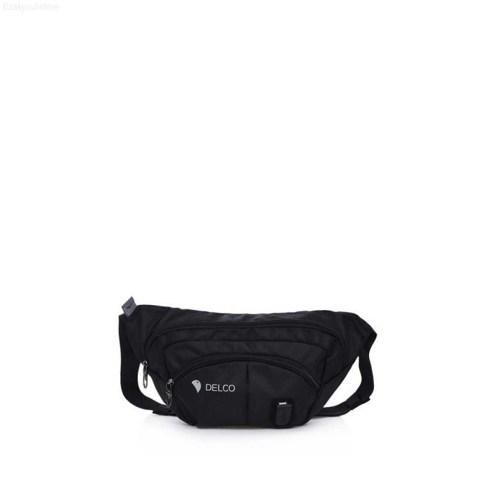 Tas Pria Delco by Elizabeth Beckett Waist Bag - Black