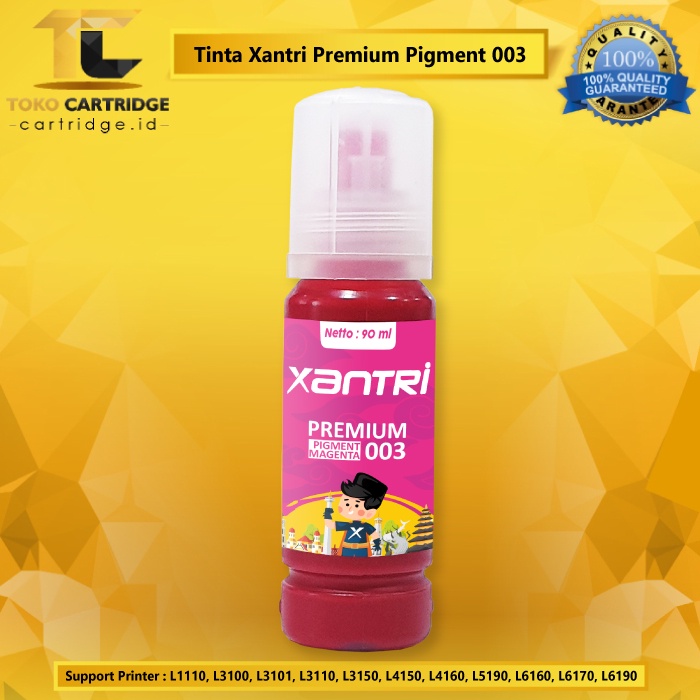 Tinta Pigment Korea 001 003 Premium Ink Cyan Magenta Yellow Black Pigmen Refill Printer Epson Inktec