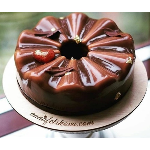 Cetakan Loyang Silicone Puding Coklat  Kue Tahan Panas Silikon Armonia