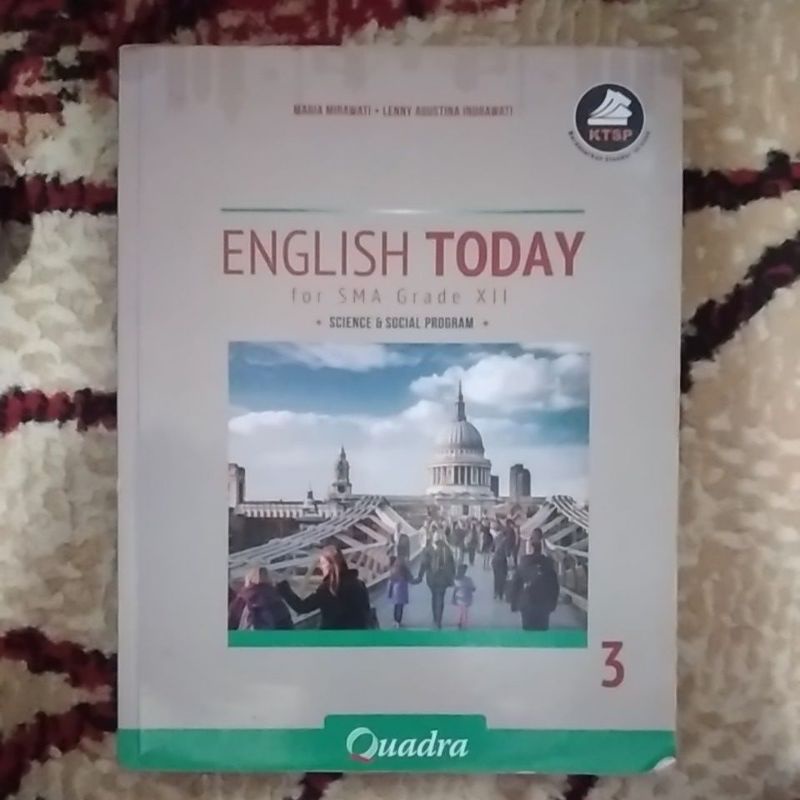 ENGLISH TODAY SMA  KELAS 3 KTSP QUADRA