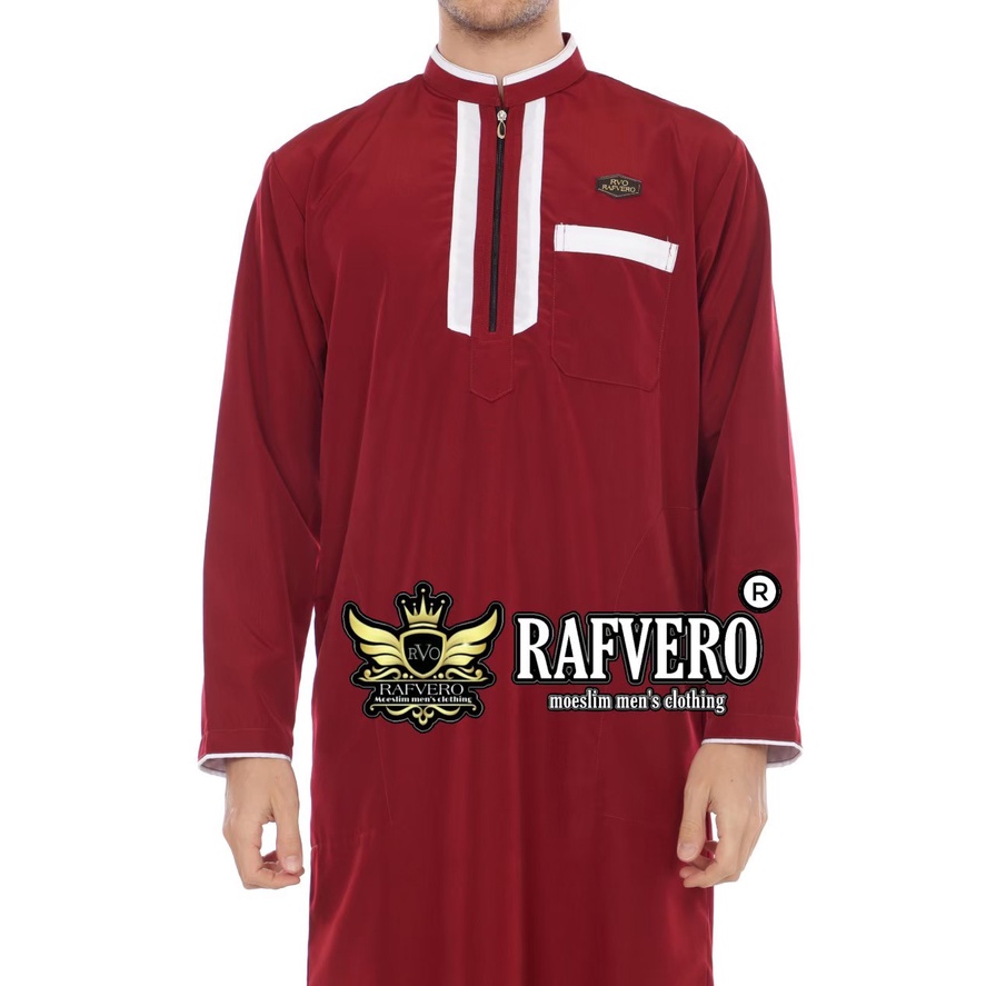 Gamis Jubah Muslim Pria Dewasa Muslim Rayhan Original Rafvero