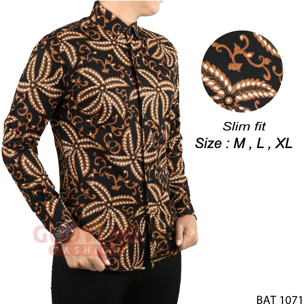 Batik Modern Pria Lengan Panjang - BAT 1071