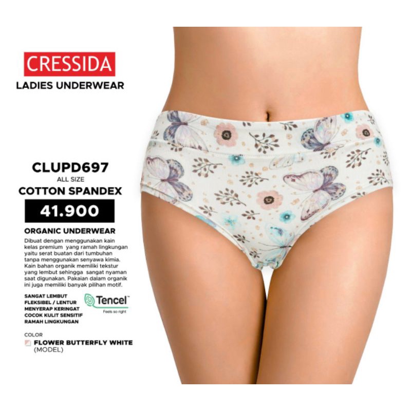 gof CRESSIDA Celana Dalam Wanita Pakaian Dalam Lembut-Underwear Motif