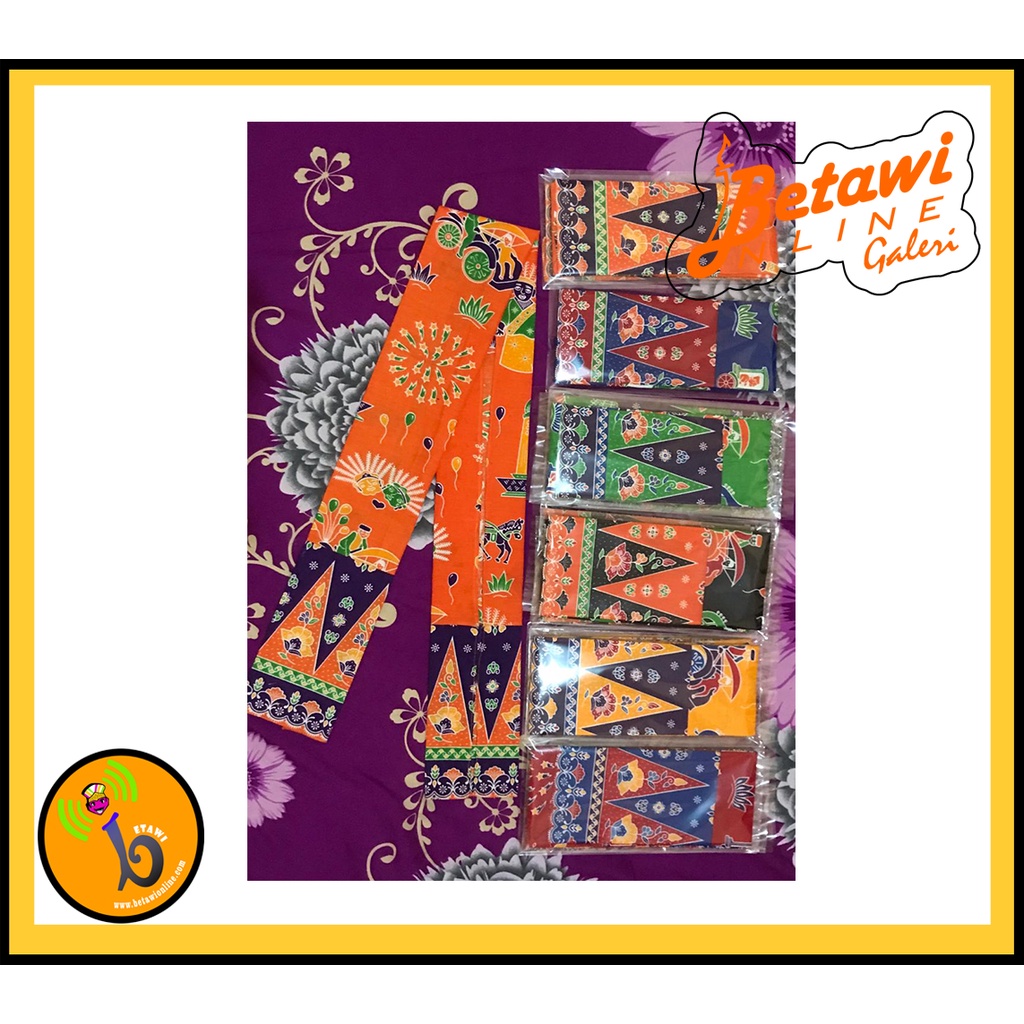 Cukin Syal atau Selempang Kain Batik Betawi-7