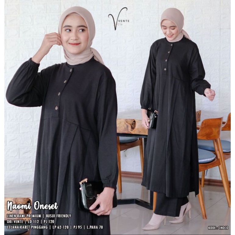 NAOMI ONE SET LINEN RAMI PREMIUM BY VENTE ORI BERLABEL