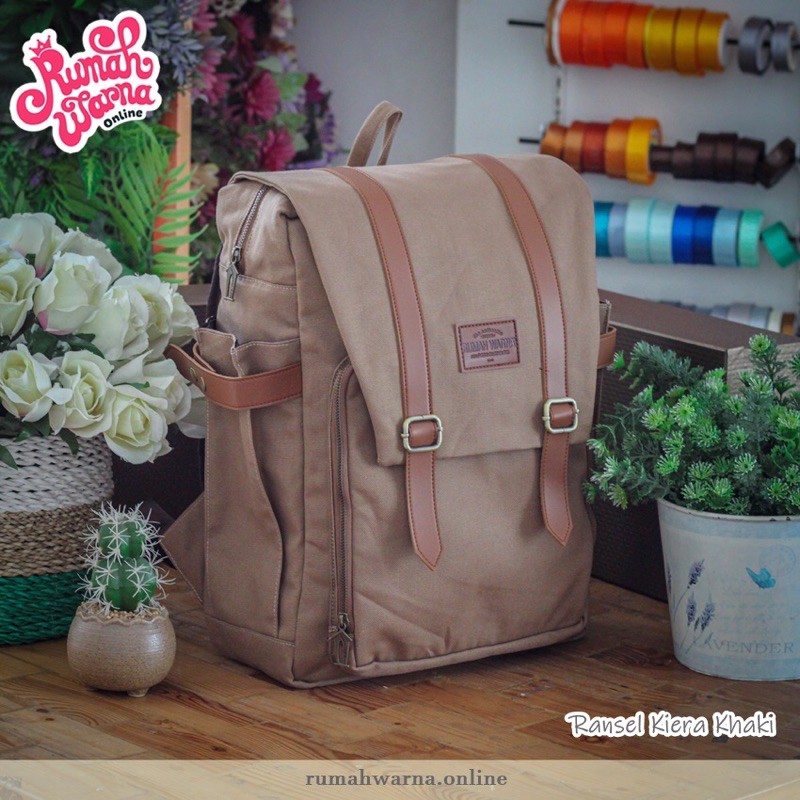 RANSEL KIERA RUMAH WARNA | TAS RANSEL | TAS SEKOLAH PRIA WANITA
