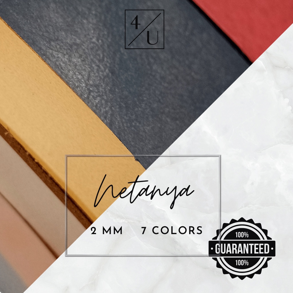 Kulit Sintetis Meteran GARANSI PVC - NETANYA 1x1,37M Kulit Sintetis Tebal