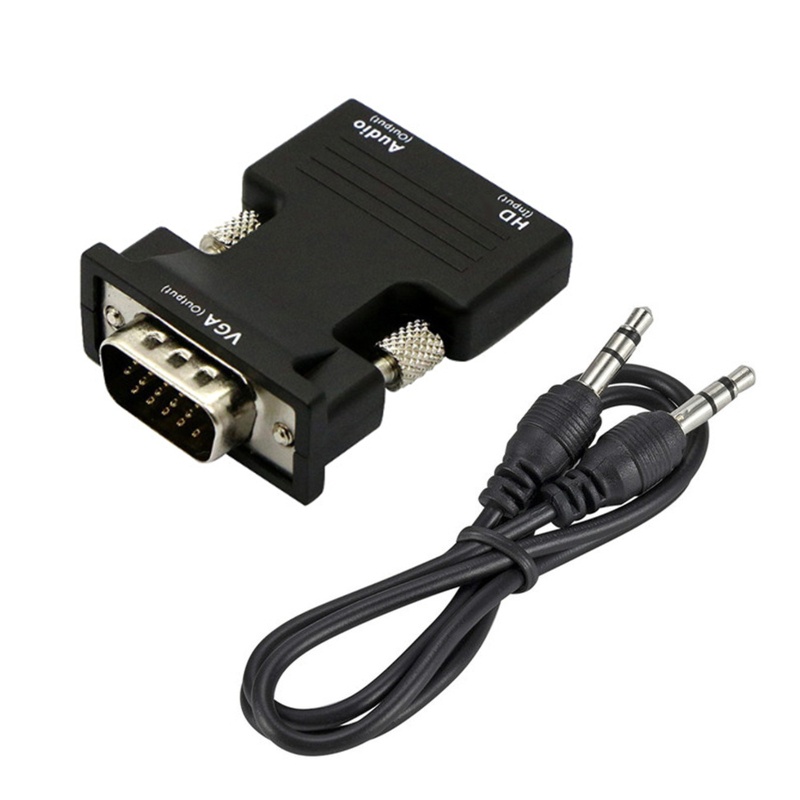 Btsg Female HDMI-com to Male VGA Adapter Untuk Komputer Laptop, Proyektor, TV/Monitor