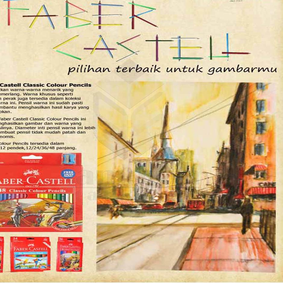 

3KD✡ Pensil Warna Faber Castell 24 Warna Panjang Klasik / Classic Color Pencil Faber-Castell 24 Colors Recommended
